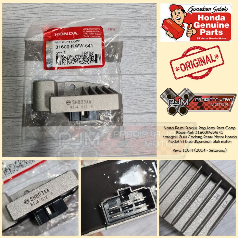 Regulator Kiprok Revo FI ORI Original AHM - 31600KWW641