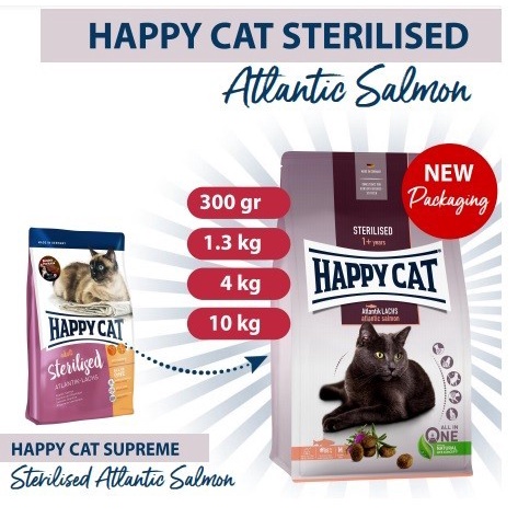 happy cat sterilised salmon 1.4 kg freshpack