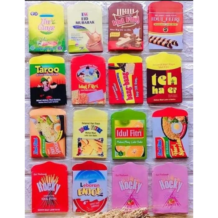 

Amplop lebaran Idul Fitri uk. M isi 100lbr (pilih gambar) uk. 7cm x 10cm