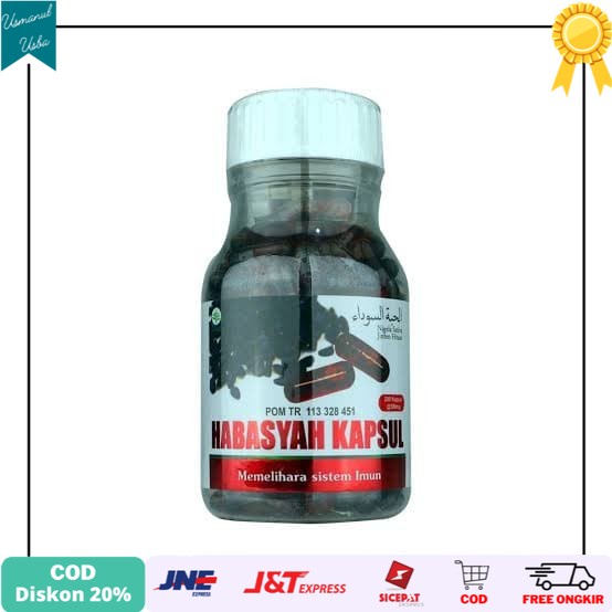 

◾COD◾ Habbasyah Minyak Habbatusauda 200 kapsul habasyah habbats oil