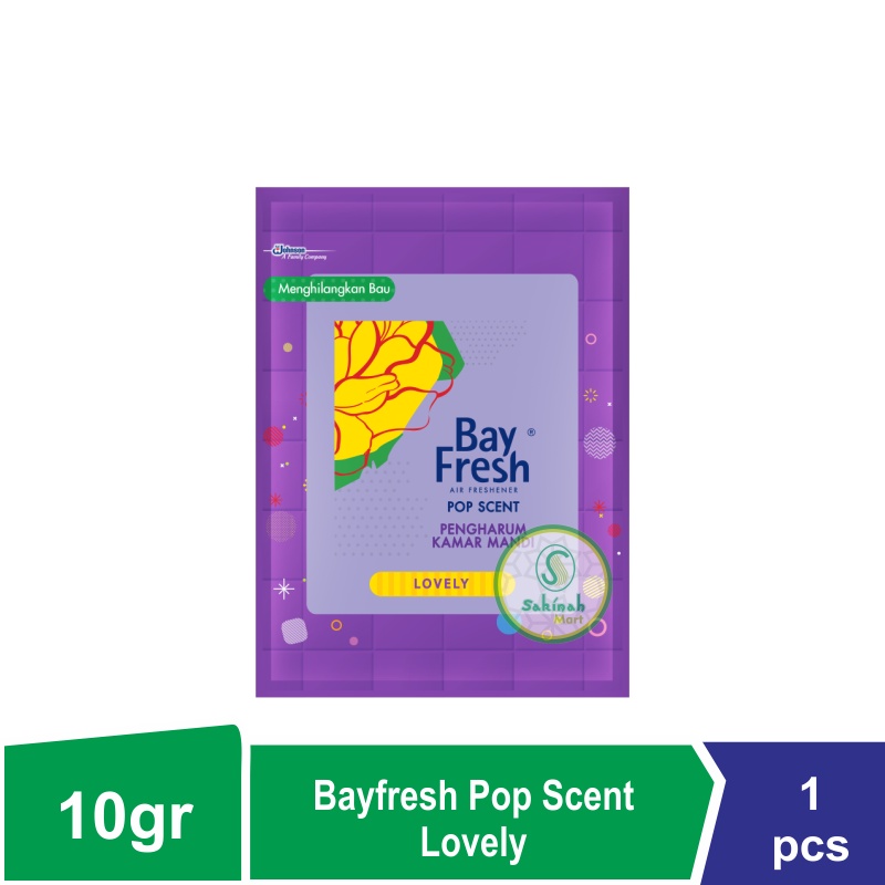 Bayfresh Pop Scent 10gr - Pengharum Kamar Mandi