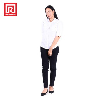  Ramayana  JJ Jeans Kemeja  roll up Putih  Shopee Indonesia