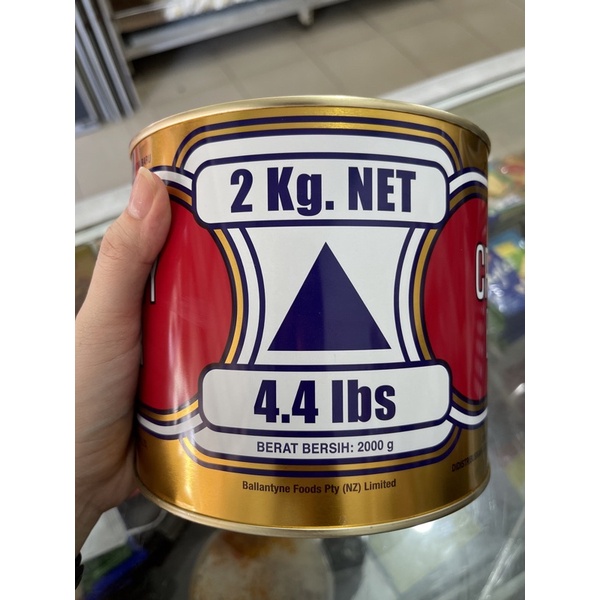 Creamery Butter Blue Triangle 2KG / mentega / margarin / margarine / butter / segitiga biru kaleng