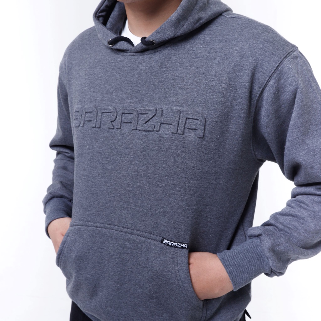 Barazha Jaket Hoodie Unisex Embossed