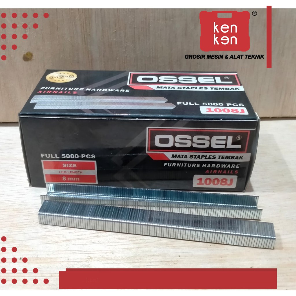 

Isi Air Nailer Isi Staples Tembak 1008 Ossel