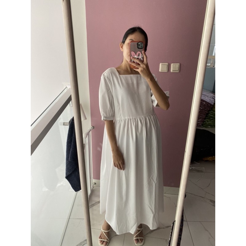 NABO - Disniy White Long Dress