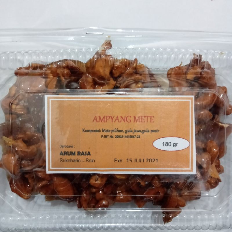 

ampyang gula mete arum rasa 180 gr