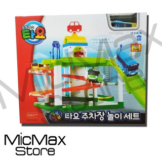 Tayo The Little Bus Round And Round Parking Lot Playset 