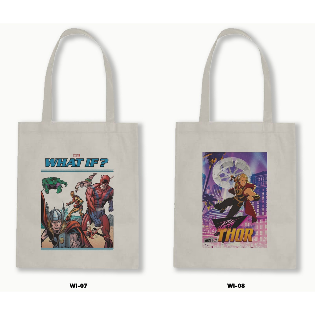 TOTE BAG BLACU - MARVEL WHAT IF