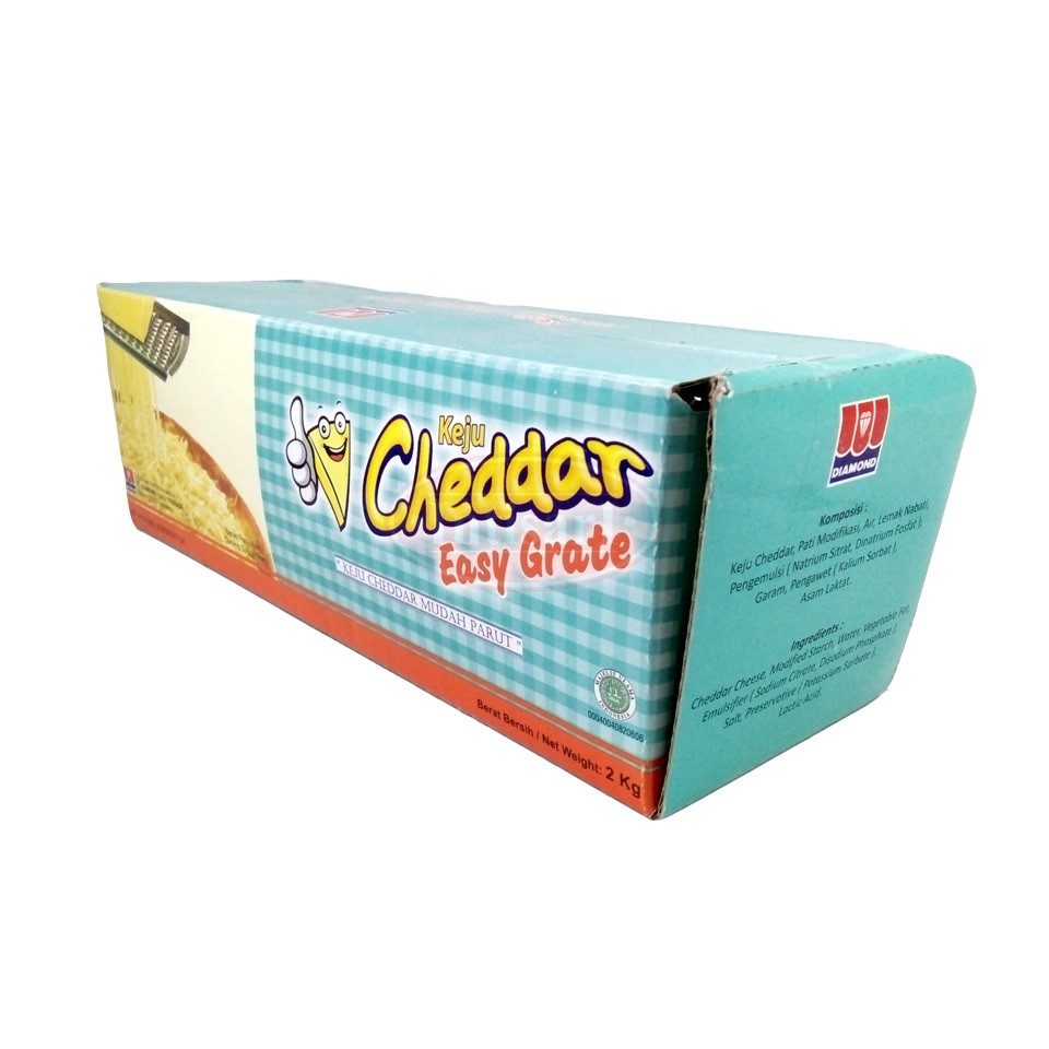 

Keju Diamond 2kg (Easy Grate)
