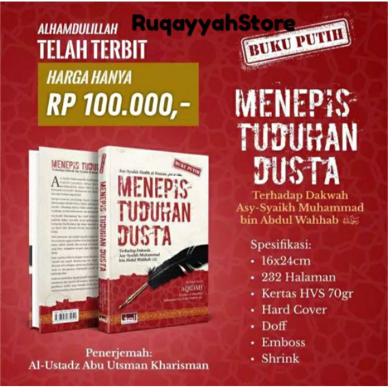 Menepis Tuduhan Dusta