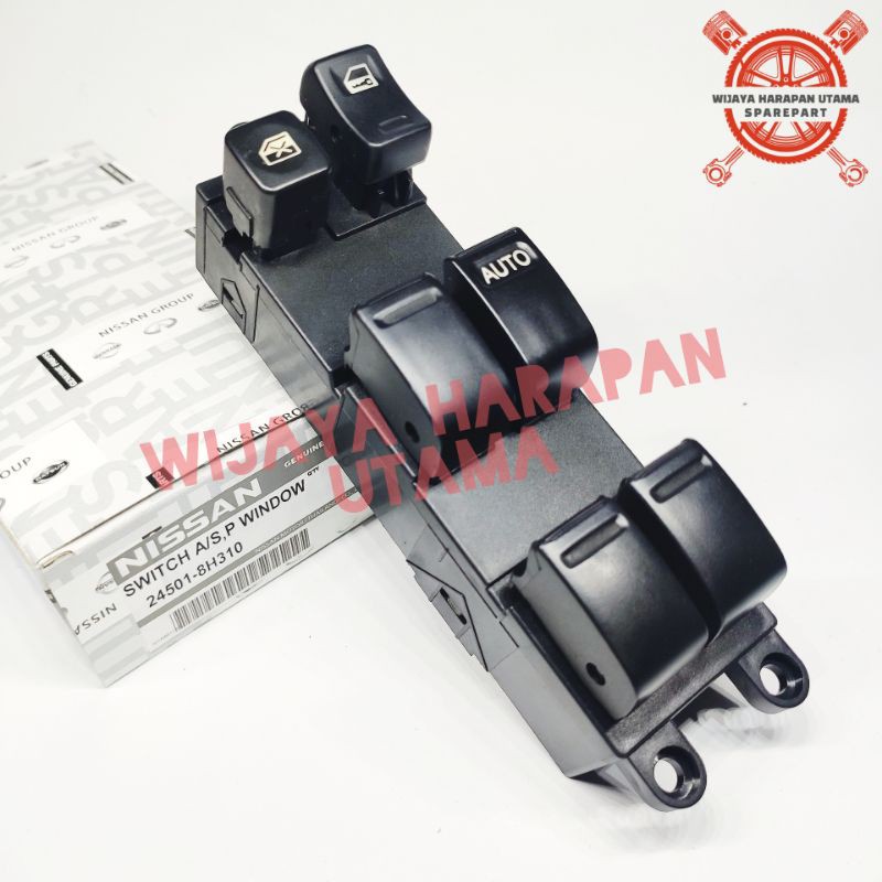 Saklar Power Window Switch Main Control Kontrol Nissan Xtrail T30 Old Thn 2000 - 2007 - Navara 1pc