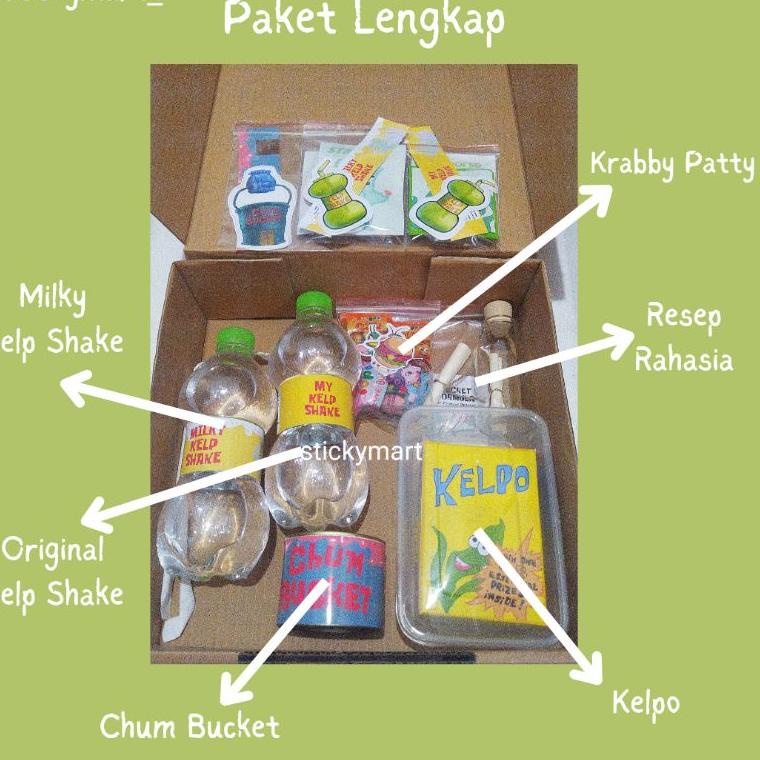 

[X-IHO ✪] Paket Spongebob (MAKANAN ASLI + Freebies)-paling laris