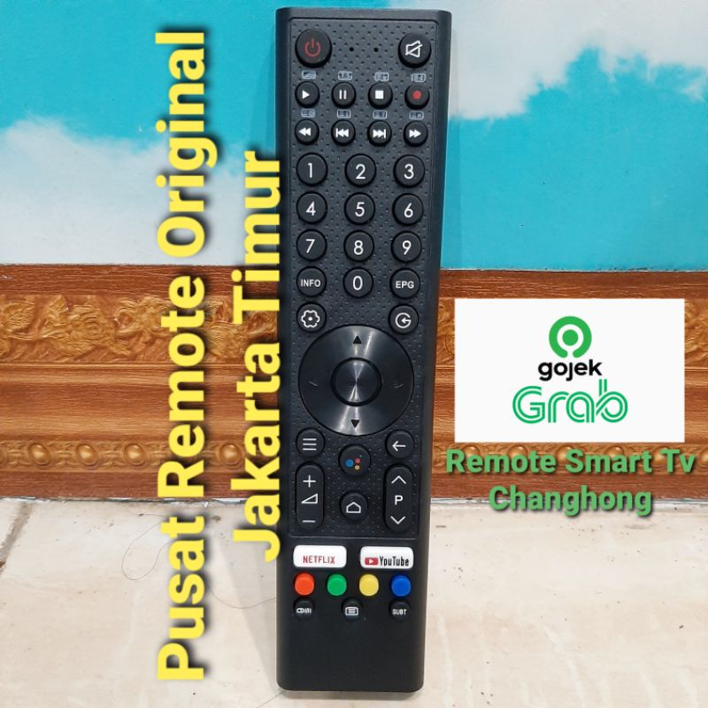 REMOTE REMOT SMART TV CHANGHONG LED NETFLIX SEPERTI ORIGINAL