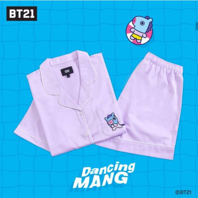 READY STOCK PAJAMA  BT21 MANG