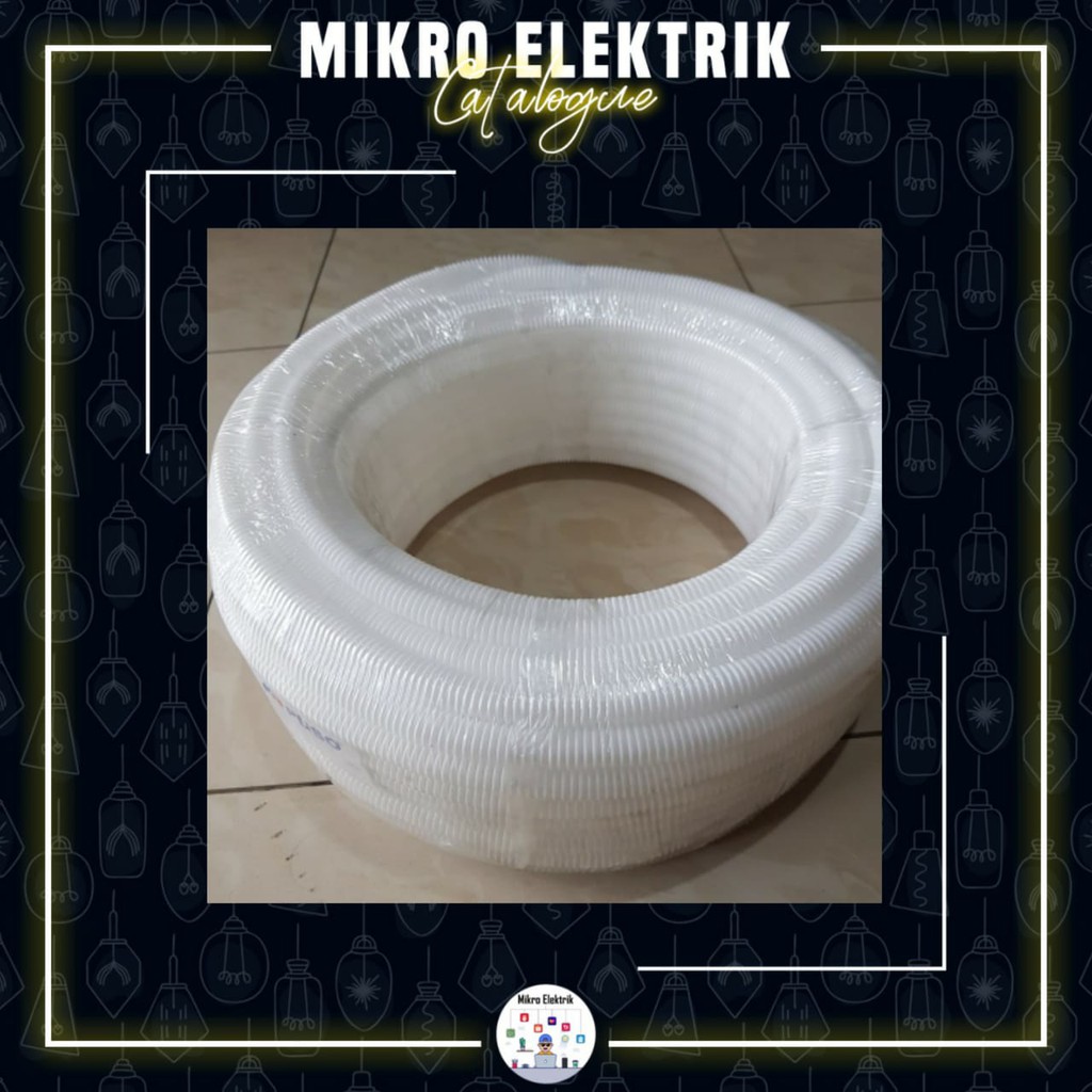 Selang Fleksibel / Flexible Pembuangan 15mm AC Ukuran 40M Putih