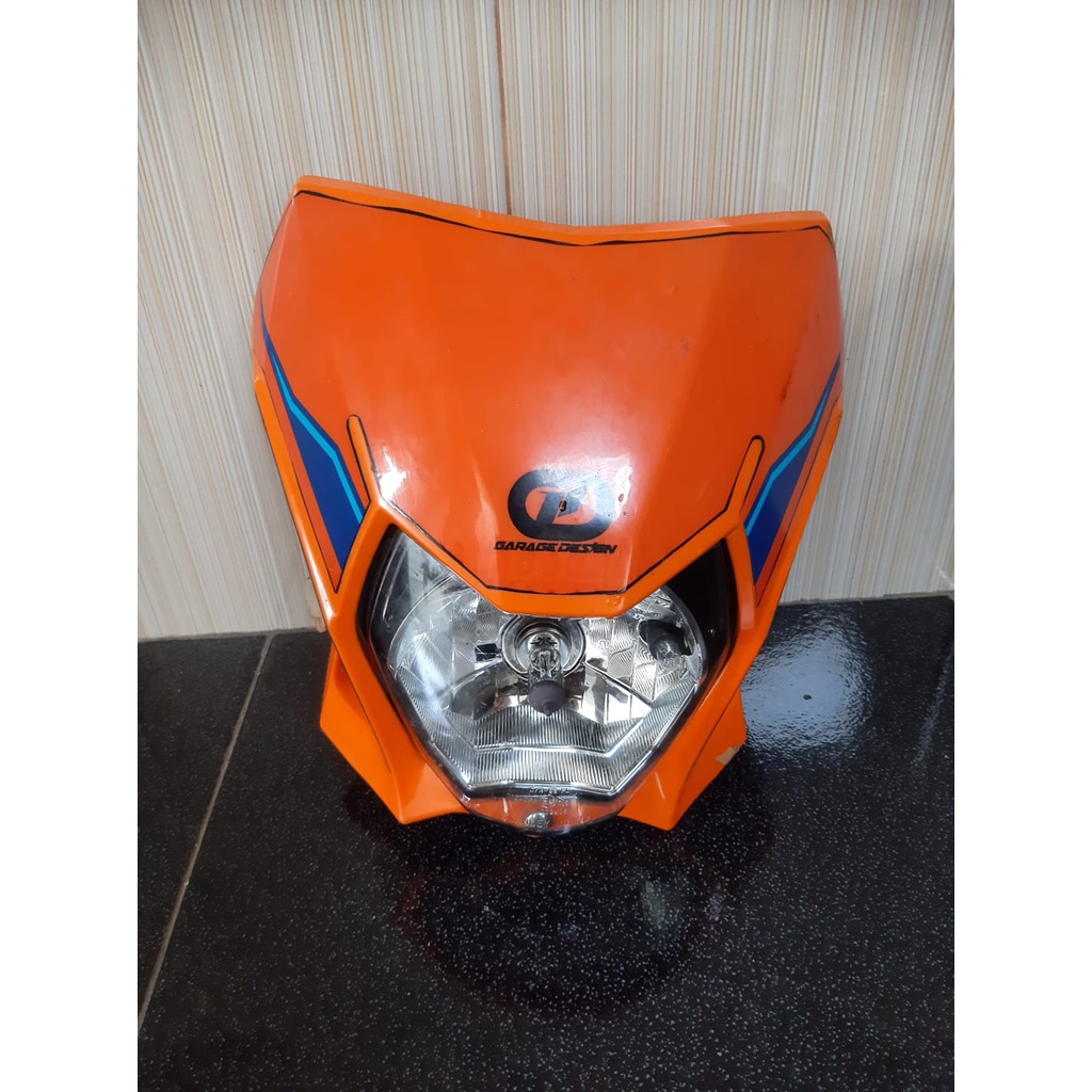 HEAD LAMP KLX BF BATOK LAMPU KLX BF BATOK DEPAN KLX G REFLEKTOR DTRACKER NEW