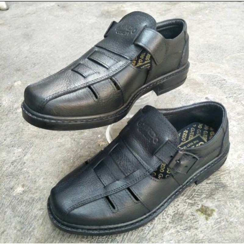 sepatu sandal kulit asli nyaman dipakai