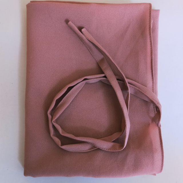 Bergo maryam premium diamond / Hijab Instan bergo maryam tali nonpet-Dove