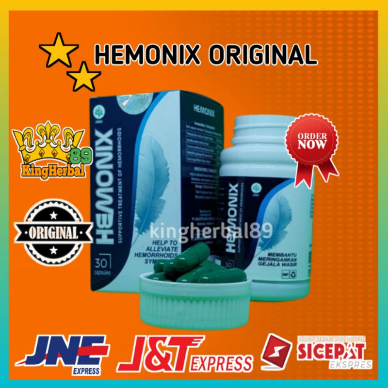 HEMONIX ASLI 100% ORIGINAL HEMONIX OBAT AMBEIEN WASIR TERAMPUH SUDAH BPOM