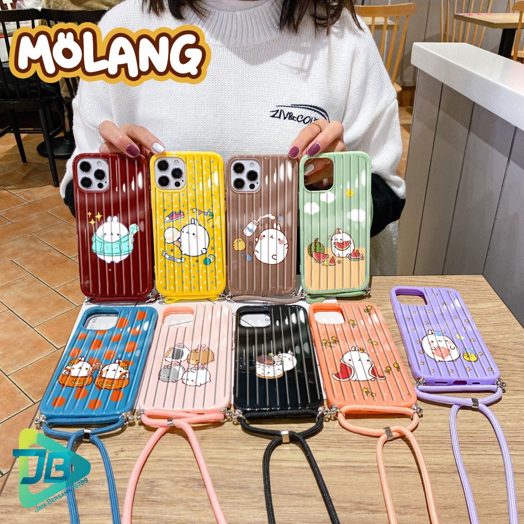 SOFTCASE KOPER SLINGCASE LANYARD MOLANG OPPO VIVO XIAOMI SAMSUNG REALME IPHONE ALL TYPE JB4649