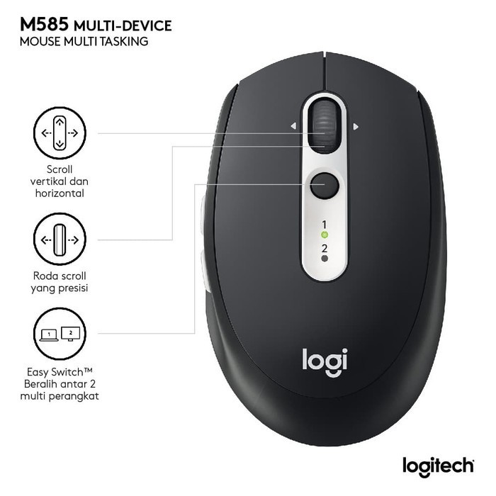 311  Logitech M585 Mouse Wireless Bluetooth Multi-Device