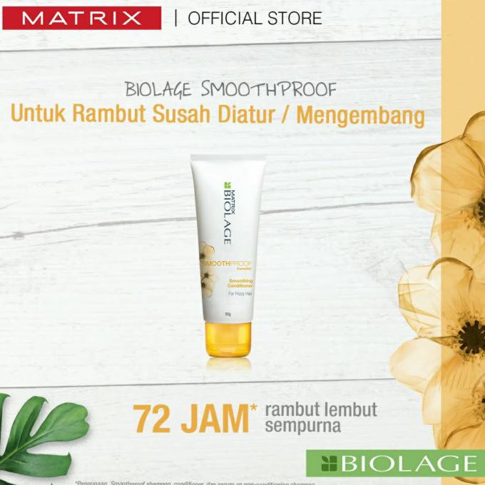 [[BISA COD]] MATRIX BIOLAGE SMOOTHPROF CONDITIONER 100 ML / CONDITIONER BIOLAGE TERJAMIN Kode 482