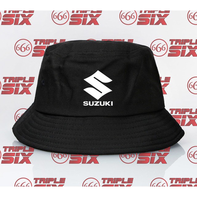 Topi Bucket Suzuki logo