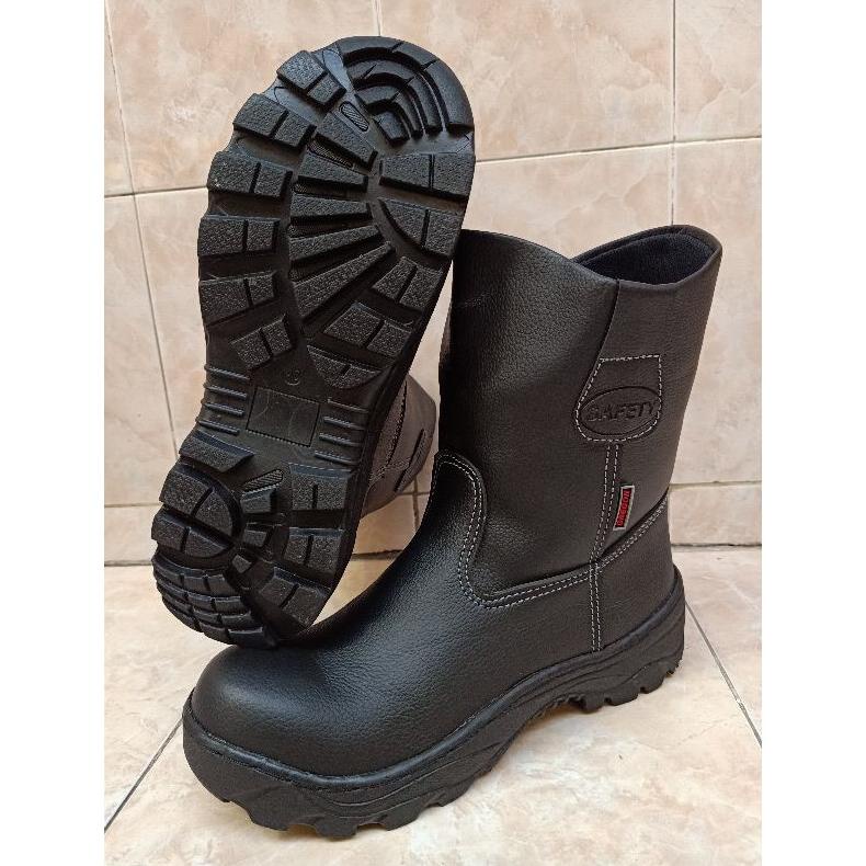 Sepatu Safety King Gregor Shoes Boot Kwd Proyek Tambang Ujung Besi Sefti Safeti