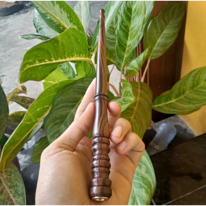 once pipa rokok kayu kalimosodo profil komando 25cm