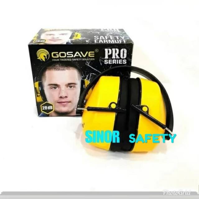 Earmuff GOSAVE Safety PRO Series Premium Penutup Telinga Ear Muff