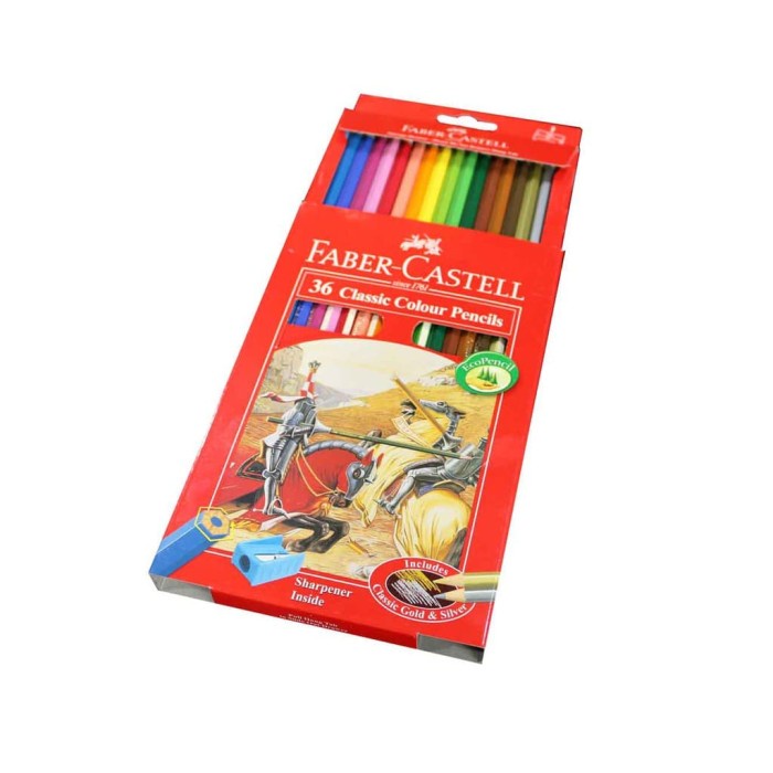 

(DISKON TERMURAH) Pensil Warna Faber-Castell 36 Classic Colour Pencils (#115856)
