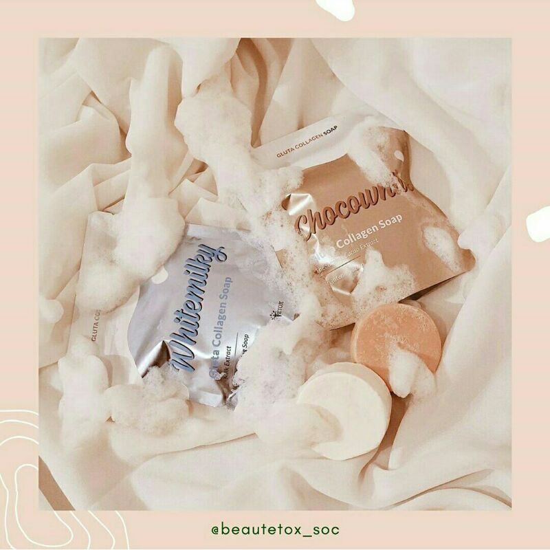 [RESS RESMI] PAKET GLUTA COLLAGEN SOAP 100% ORI BPOM (6pcs)