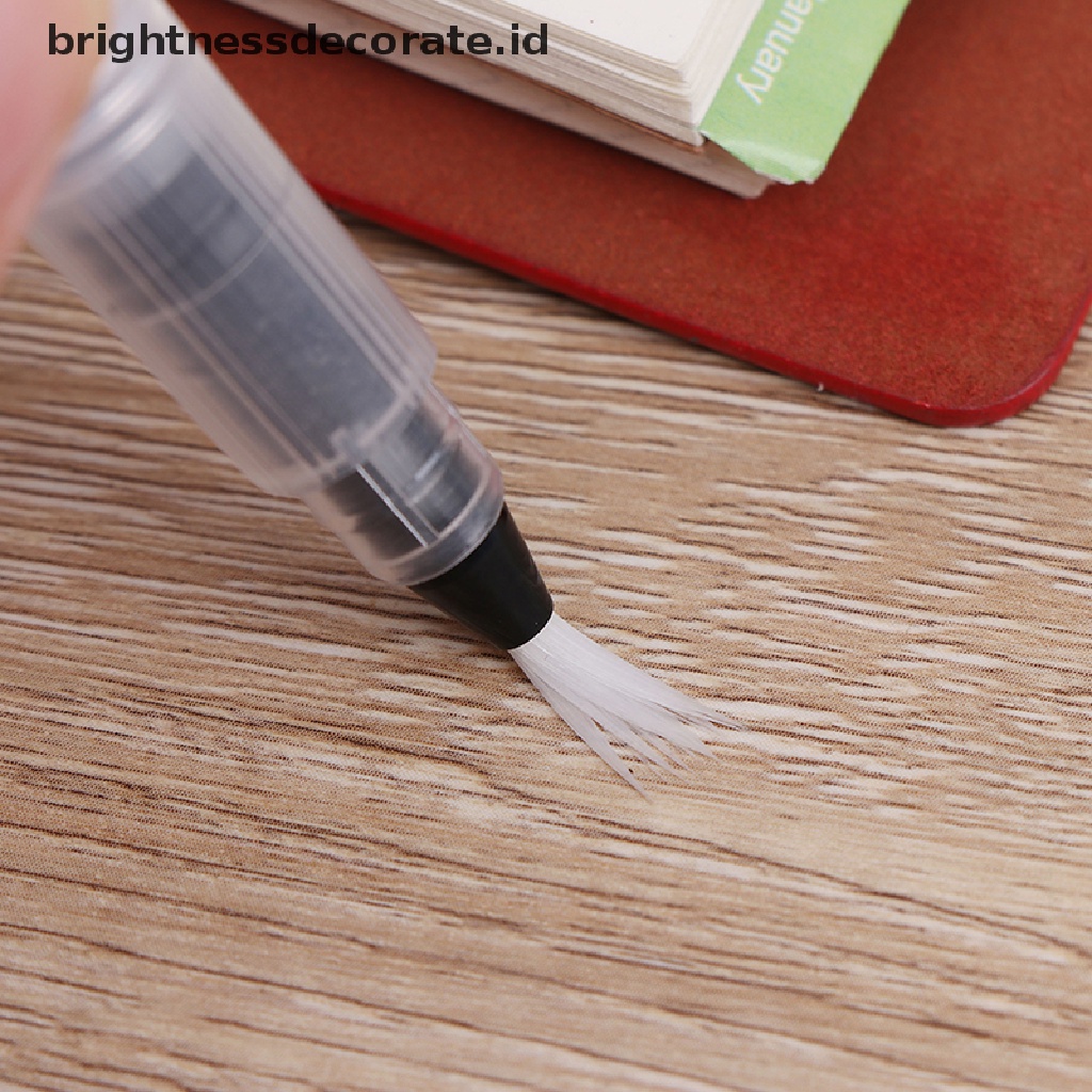 [birth] Refillable Paint Brush Water Color Brush Soft Watercolor Brush Ink Pen Art Tool [ID]