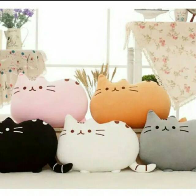 Fmfit Bantal kucing pusheen import (kualitas terjamin ) boneka bantal kucing line