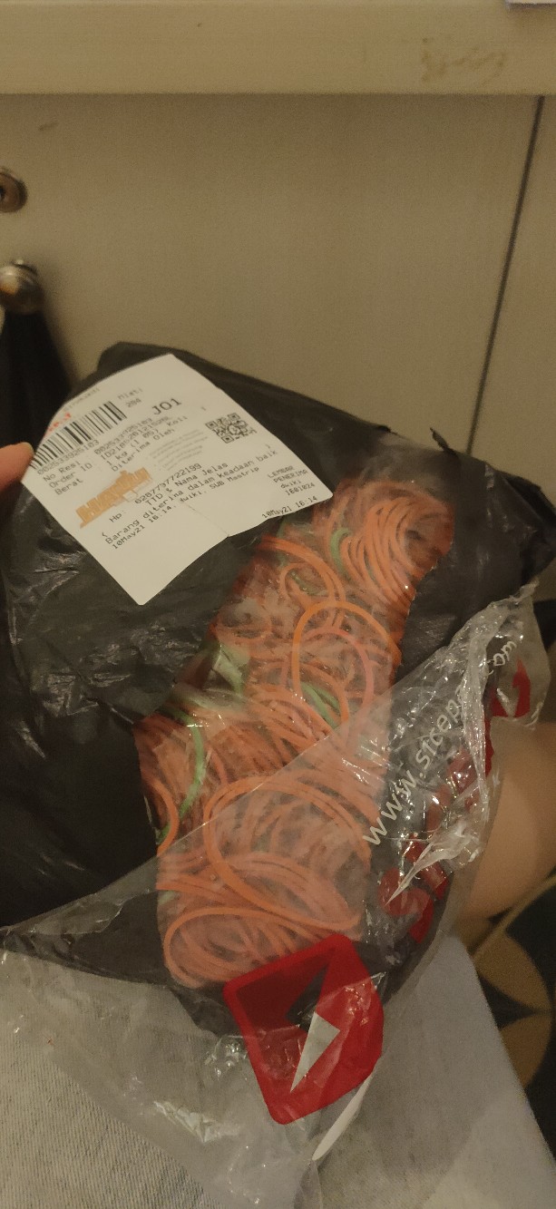 Karet Gelang Kupu Isi 500 Gram | Karet | Rubber