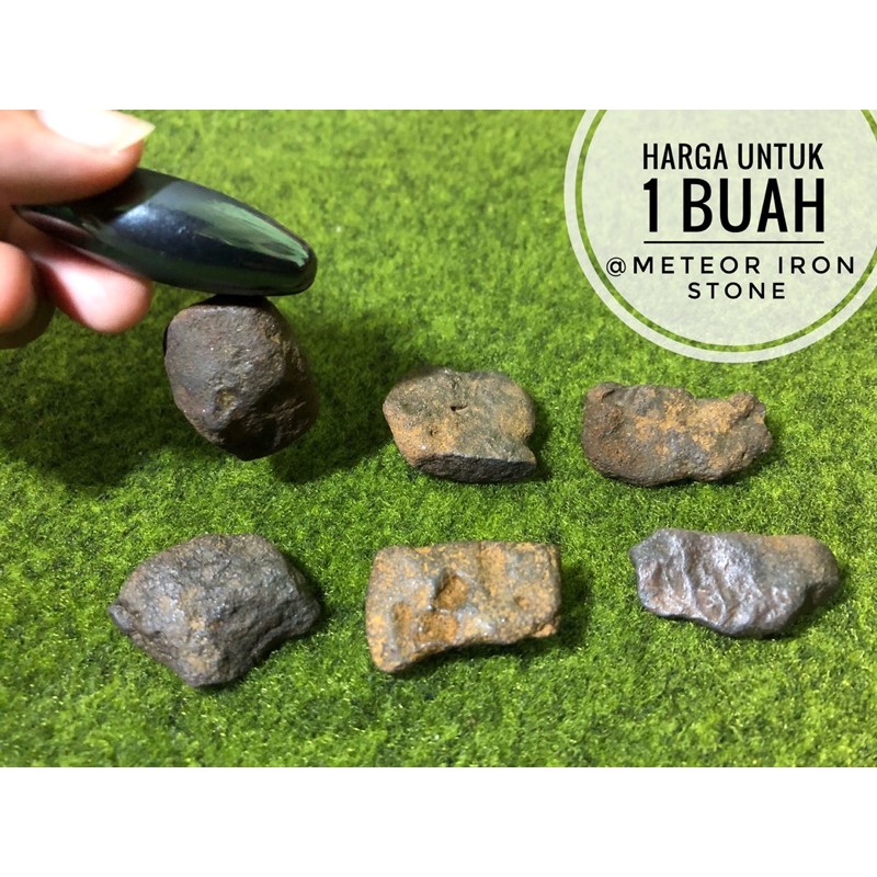 Meteor Iron Stony A17 atau Batu Meteorite Besi atau Meteor Textite
