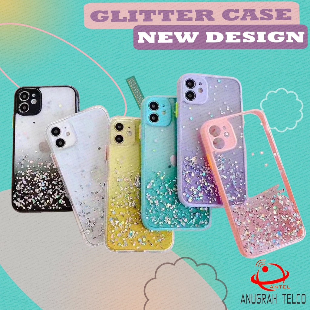 Realme C21Y C11 C12 C15 C20 C21 Case Gingle Glitter Bling Casing Glitter Candy Dove