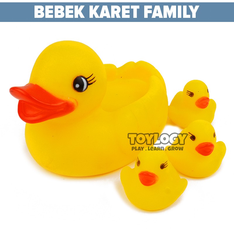  Mainan  Anak Bebek  Air  Karet Kuning Mandi Rubber Duck Bath 