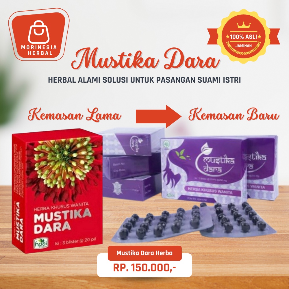 Original Mustika Dara Pil Solusi Kewanitaan MYOM Kista Exp Baru