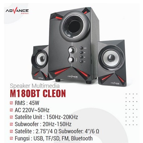 New SPEAKER ADVANCE M180BT CLEON / Baru lebih bagus / m180bt / m10bt / m 180bt