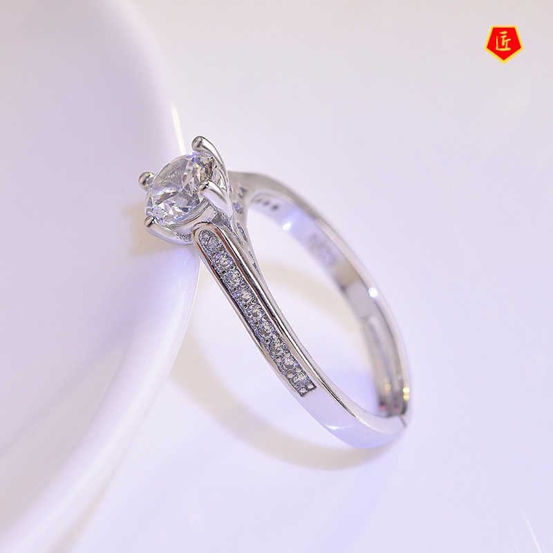 [Ready Stock]S925 Silver Ring Female Special-Interest Design