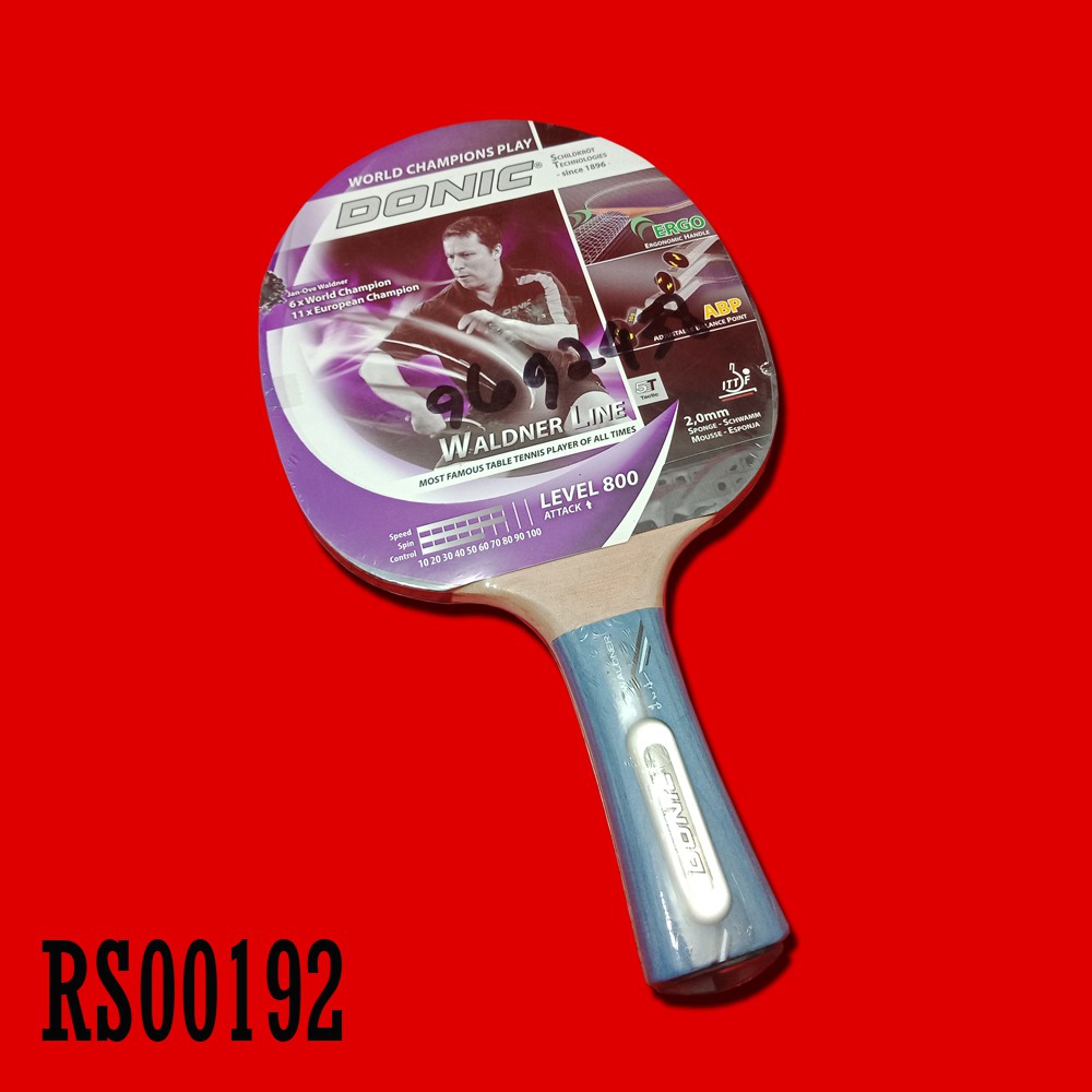 BET PIMPONG DONIC TIPE WALDNER LINE LEVEL 800