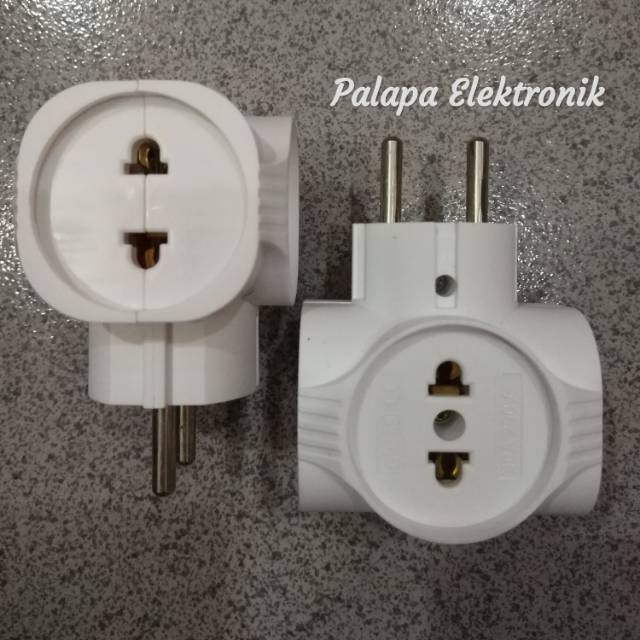 Steker T-Multi 4 Cabang VISALUX / Matsui / Mikotek