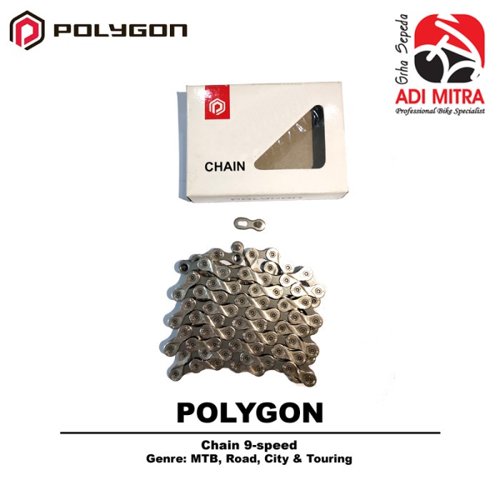 Polygon Rantai Sepeda 9 Speed - Bicycle Chain