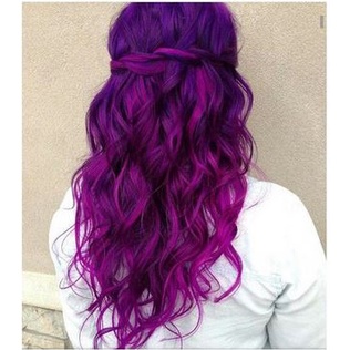 COLORE FRESCO - GRAPE color cream cat pewarna rambut ungu