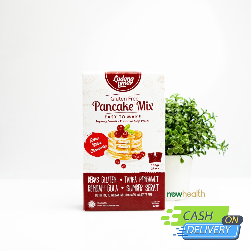 Pancake Mix Cranberry 220 gr Ladang Lima Original Healthy Food