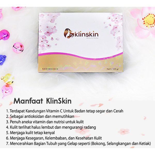 Sabun Klinskin Beauty Original  - Sabun Pemutih Badan 100Gr