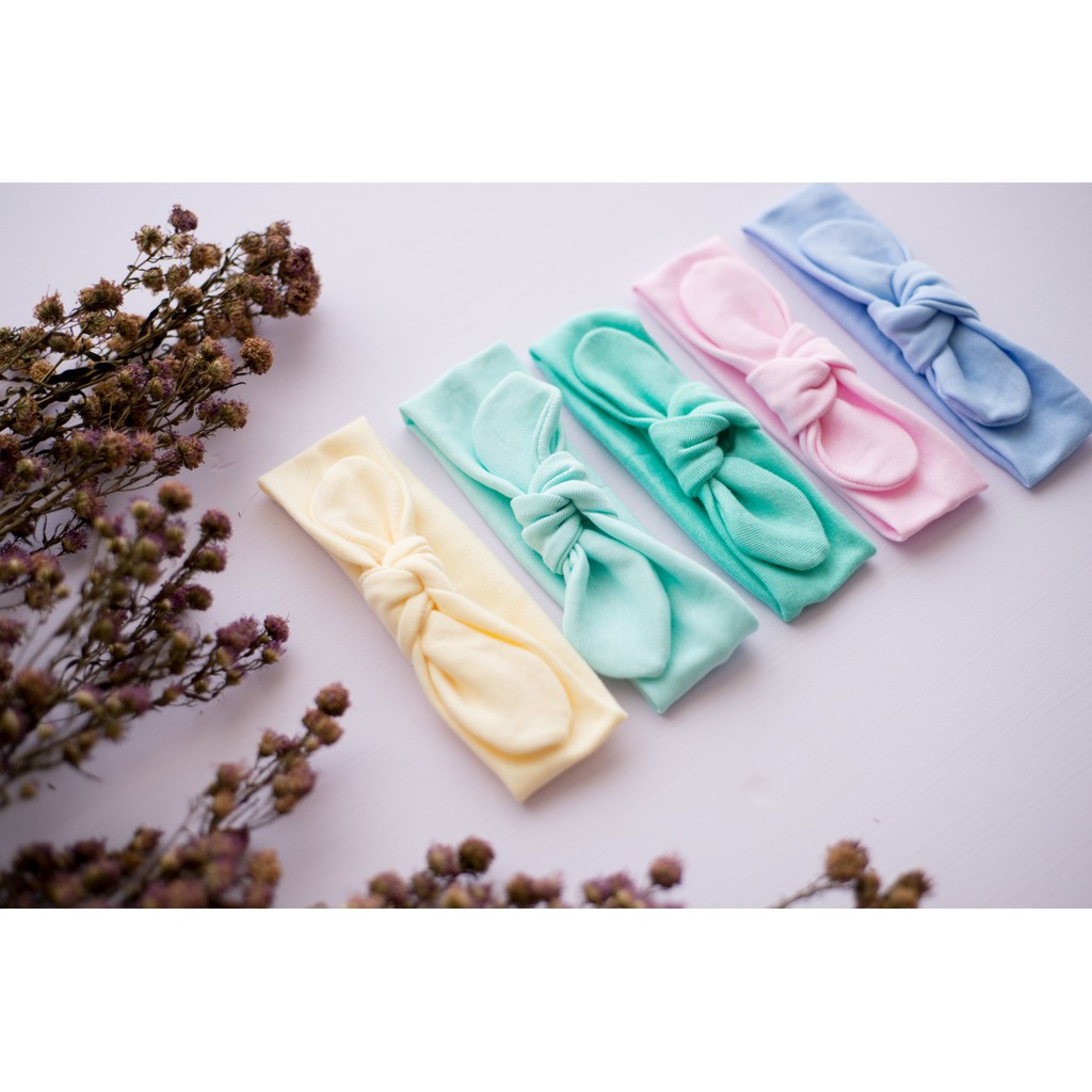 BASIC SOLID COMPACT BOOGY BABY  BANDANA 0-1 Tahun