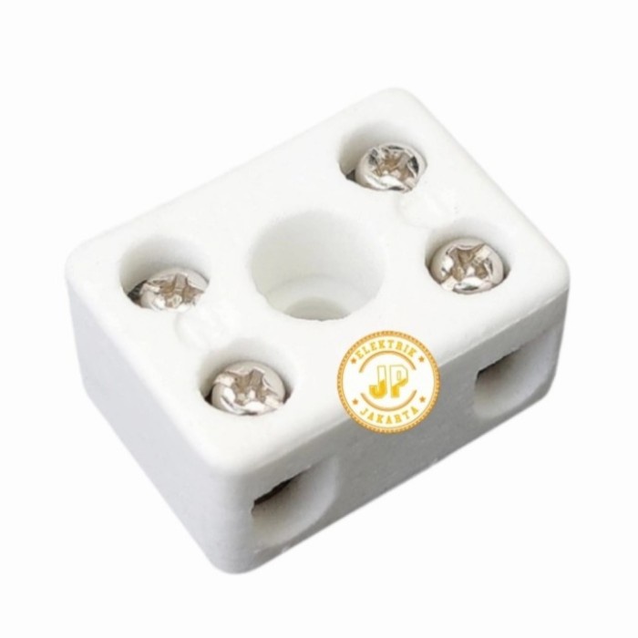 Produk Terbaru Terminal Block Keramik 2Pole 15A Terminal Blok Keramik